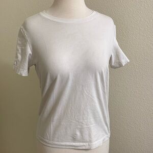 Blue Exchange Large Classic White Crew Neck T shirt